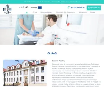 Szpitalplonsk.pl(Szpital w Płońsku) Screenshot