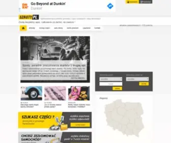 Szroty.pl(Ogólnopolska Baza Punktów Sprzedaży Części i Złomowania) Screenshot