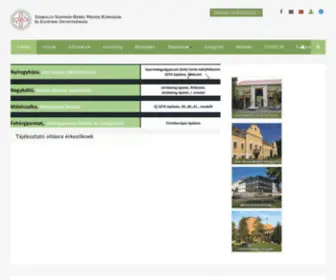 SZSZBMK.hu(Szabolcs-Szatmár-Bereg Megyei Kórházak és Egyetemi Oktatókórház) Screenshot