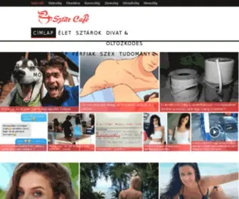 Sztarcafe.com(Sztárcafe online magazinja) Screenshot