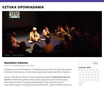 Sztukaopowiadania.pl(SZTUKA OPOWIADANIA) Screenshot