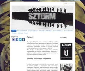 Szturm.com.pl(Szturm miesięcznik narodowo radykalny) Screenshot