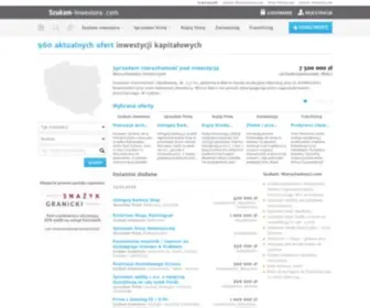 Szukam-Inwestora.com(Sprzedam firmę) Screenshot