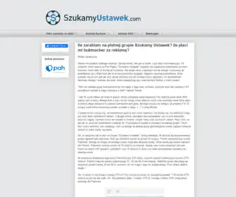 Szukamyustawek.com(Szukmy Ustawek) Screenshot