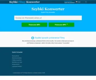 SZYbkikonwerter.com(Szybki Filmy Konwerter) Screenshot