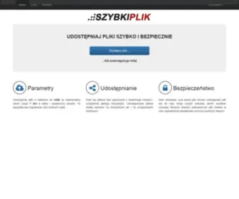 SZYbkiplik.pl(Hosting plików) Screenshot