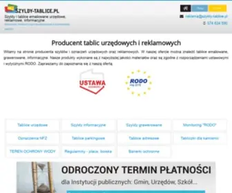 SZYLDY-Tablice.pl(Producent) Screenshot