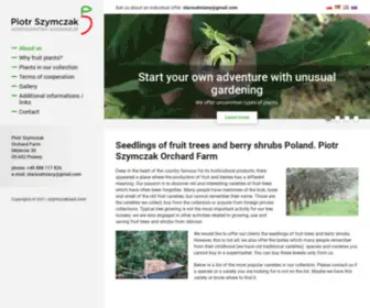 SZYMczaksad.com(Szkółka) Screenshot