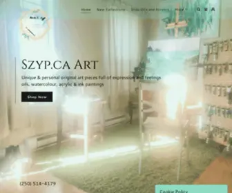 SZYP.ca(West Coast Seascape and Contemporary Abstract Art) Screenshot