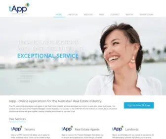 T-APP.com.au(TApp is a FREE online tenancy application form) Screenshot