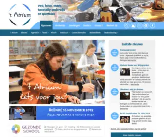 T-Atrium.nl(Mavo(plus), havo, vwo, TTO en sportklassen) Screenshot