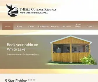 T-Bellcottagerentals.com(White Lake) Screenshot