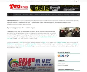 T-Biznetwork.com(T-Biz Network is a great resource if you are in the T-Shirt industry) Screenshot