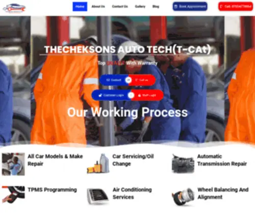 T-Cat.tech(No.1 Auto Maintenance Company In Nigeria) Screenshot