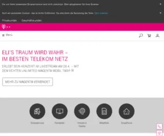 T-Com.de(Aktuelle Telekom Angebote für Mobilfunk (5G/LTE)) Screenshot