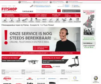 T-Fitness.nl(Fitnessapparatuur kopen bij Fitshop) Screenshot