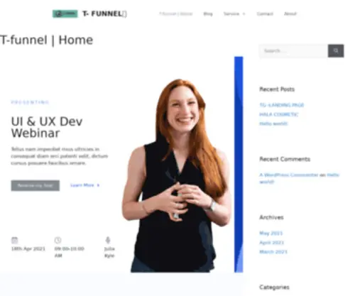 T-Funnel.com(FUNNEL) Screenshot