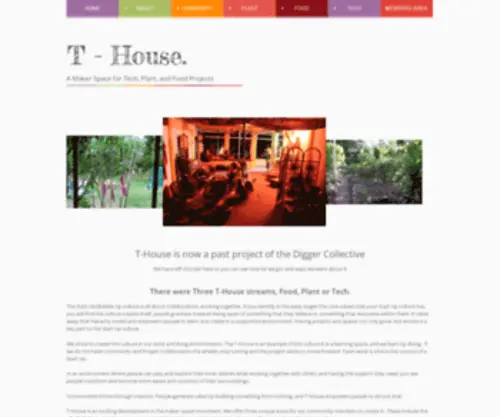 T-House.org(The Frontpage) Screenshot