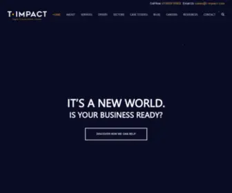 T-Impact.com(Digital Transformation & RPA Specialists) Screenshot