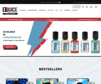 T-Juice.com(Vape UK Shop) Screenshot