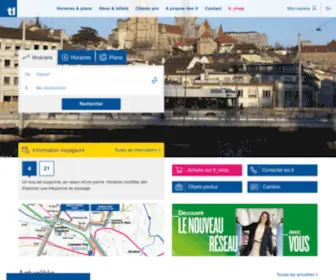 T-L.ch(Transports publics lausannois) Screenshot