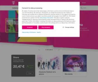 T-Mobile.co.uk(Corporate Website) Screenshot