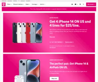 T-Mobile.com(T-Mobile® Official Site) Screenshot
