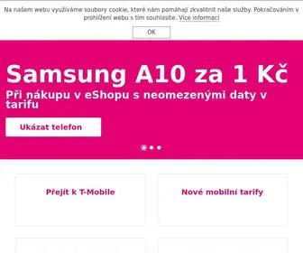 T-Mobile.cz(U nás pořídíte tarifní řešení pro celou domácnost) Screenshot