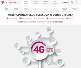 T-Mobile.hr(T-Mobile Hrvatska) Screenshot