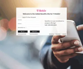 T-Mobileaddedbenefits.com(Added Benefits) Screenshot