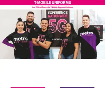 T-Mobileuniforms.com(T-Mobile Uniforms) Screenshot