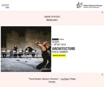 T-N-B.fr(Théâtre National de Bretagne) Screenshot