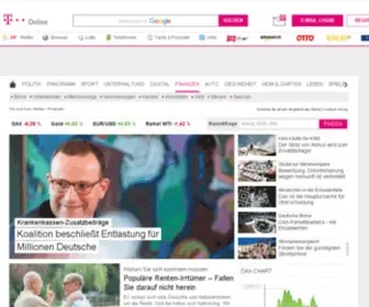 T-Online-Business.de(News und Infos rund um das Thema Finanzen bei t) Screenshot