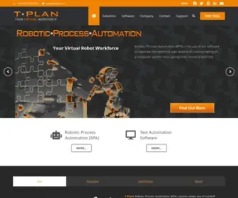 T-Plan.com(GUI Test Automation & Robotic Process Automation (RPA)) Screenshot