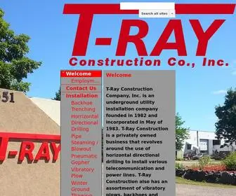 T-Rayconstruction.com(T-Ray Construction Co., Inc) Screenshot