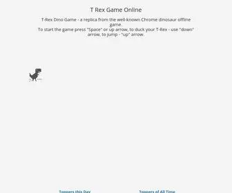 T-Rex-Game.com(T-Rex Dino Game) Screenshot