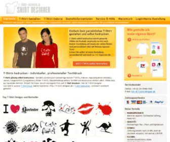 T-Shirt-Designen.de(T-Shirts bedrucken lassen) Screenshot