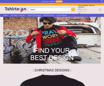 T-Shirtzon.com(We are an Online Store) Screenshot