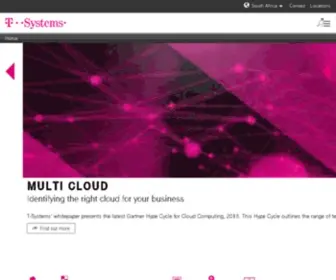 T-SYstems.co.za(T-Systems South Africa) Screenshot