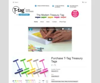 T-Tagdirect.com(T-Tag Modern Treasury Tags) Screenshot