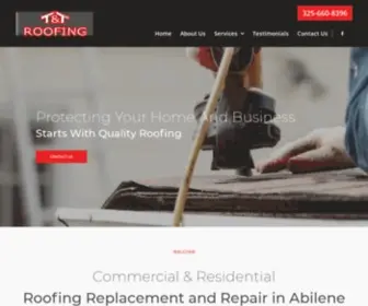 T-Troofing.com(Roofing Company in Abilene) Screenshot