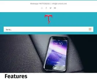 T-Unlock.com(T-Unlock Home) Screenshot