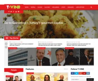 T-Vine.com(News, culture and lifestyle for British Turks and those interested in the world of Turks) Screenshot