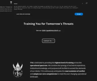 T1G.com(Training You for Tomorrow's Threats) Screenshot