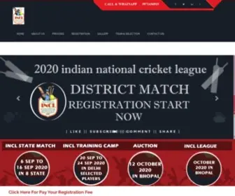 T20INCL.com(Cricket Tour Registration Start) Screenshot