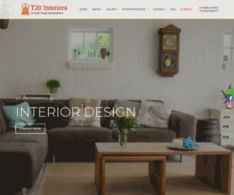 T20Interiors.com(Budget Interior Designers in Gurgaon) Screenshot