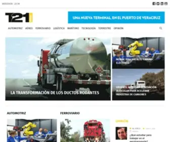T21.com.mx(Lider informativo del Sector Transporte y Logística en México y Latinoamérica) Screenshot