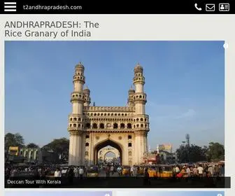 T2Andhrapradesh.com(Travel to Andhra Pradesh) Screenshot