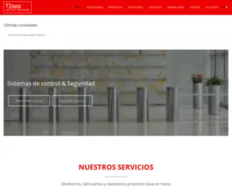 T2APP.com(Sistemas de control seguridad) Screenshot