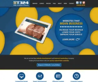 T324.com(Website Design and Development) Screenshot